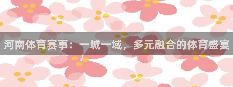 河南体育赛事：一城一域，多元融合的体育盛宴